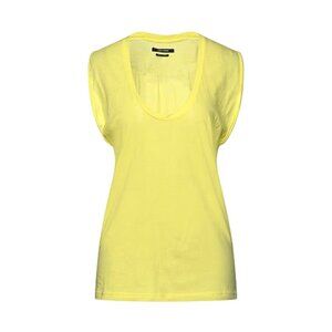 Isabel Marant | Sleeveless Tank Top Tee Shirt in Yellow
